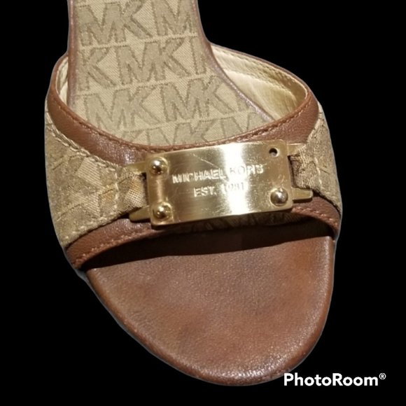 Vintage MICHAEL KORS Signature Heels (Size 6M) - Picture 1 of 10